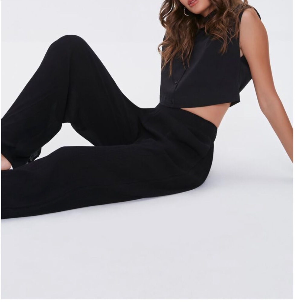 smocked palazzo pants